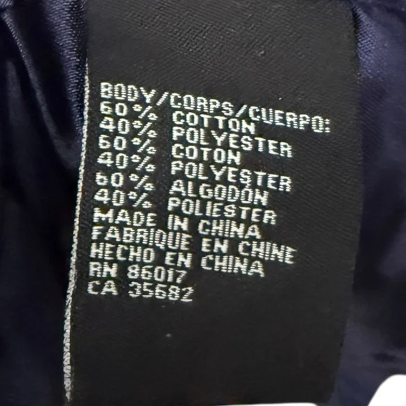 Bebe Women’s Navy Blue Belted Trench Coat Size Small Classic Double Breasted Y2K - Picture 5 of 5